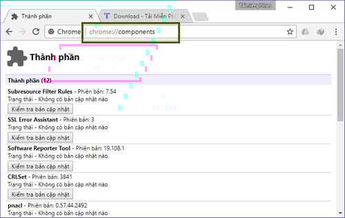 Picture 3 of How to fix the Flash blocking error due to outdated technology on Chrome and Cốc Cốc browsers.