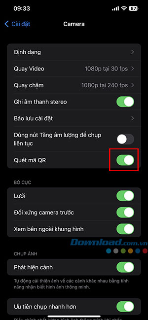 How to fix the iPhone not being able to scan QR codes. Picture 2