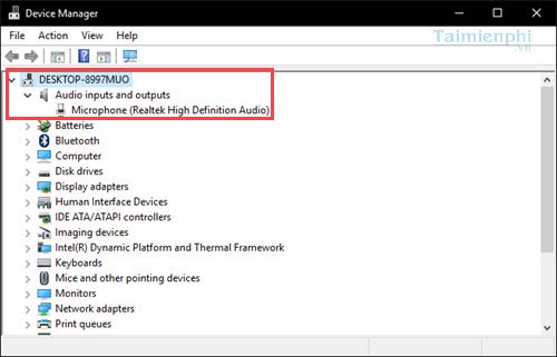 Picture 7 of How to fix the issue of headphones not being recognized on a laptop after installing Windows 10.