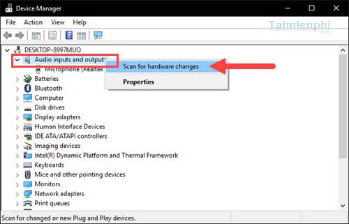 Picture 8 of How to fix the issue of headphones not being recognized on a laptop after installing Windows 10.