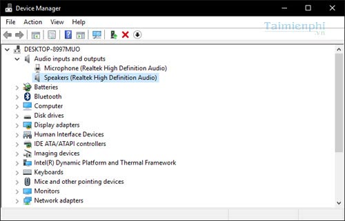 Picture 9 of How to fix the issue of headphones not being recognized on a laptop after installing Windows 10.