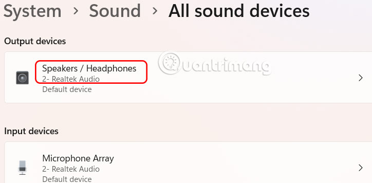 How to fix sound loss error when updating Windows 11 Picture 8
