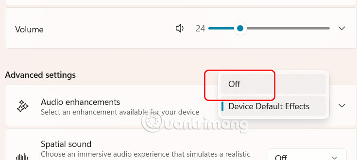 How to fix sound loss error when updating Windows 11 Picture 9