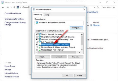 Picture 5 of How to fix the yellow exclamation mark error on a computer network