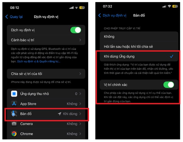 fix when iPhone maps do not show route - illustration 7