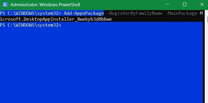 How to fix Winget not recognized error on Windows Picture 2