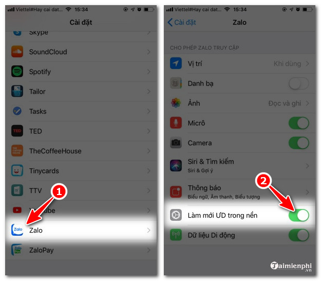 How to fix Zalo not ringing when there is an incoming call Picture 4