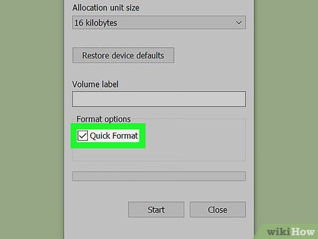 How to Format a Flash Drive Picture 8