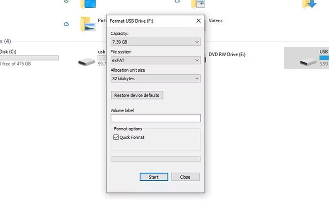 Picture 1 of How to format an SD card on Windows