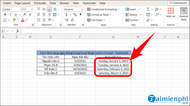 How to format dates in Excel quickly and easily Picture 10