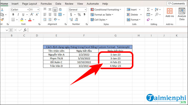 How to format dates in Excel quickly and easily Picture 7