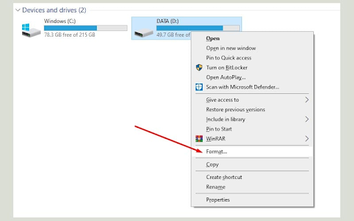 How to format hard drive on Windows, Mac computer simply and effectively Picture 3