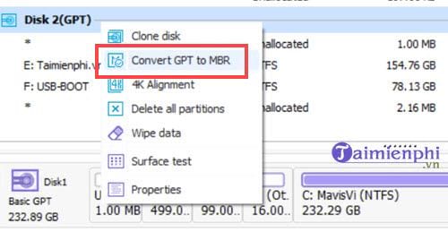 How to format MBR hard drive to GPT safely without losing data Picture 14
