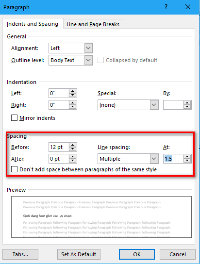 How to format text paragraphs in Word simply and easily Picture 4