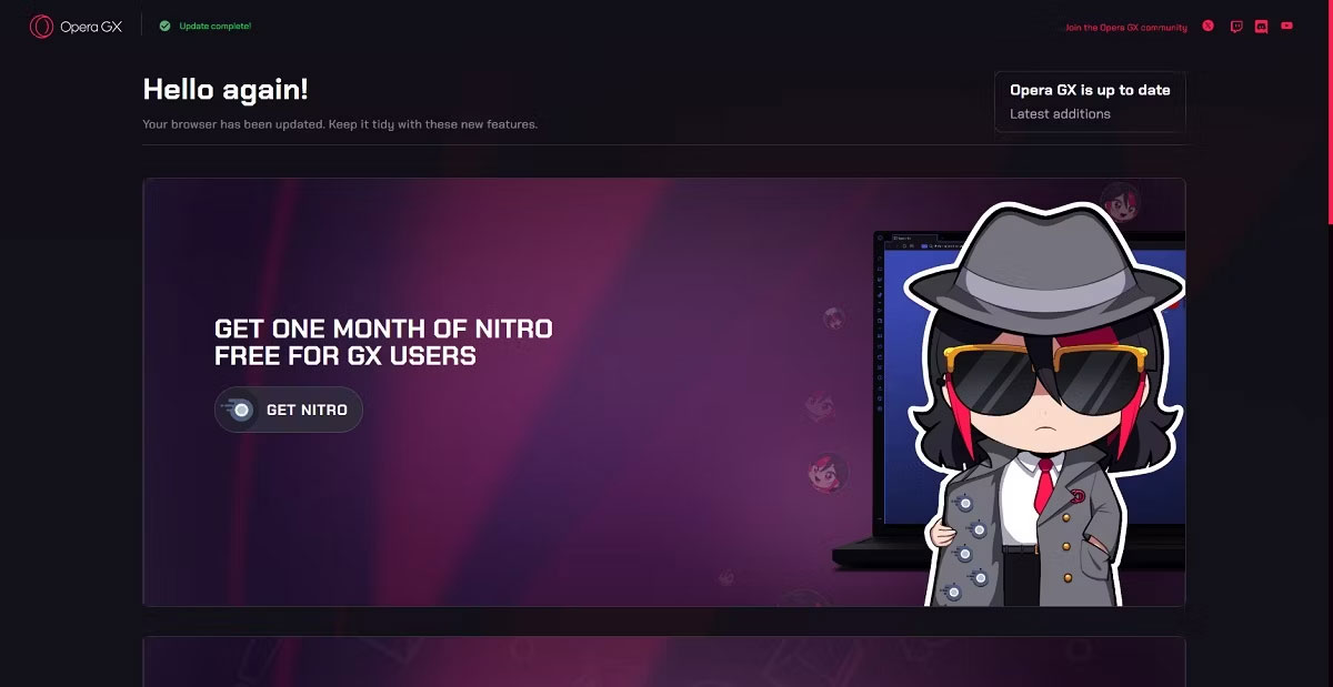 Picture 1 of How to get 1 month of free Discord Nitro with Opera GX