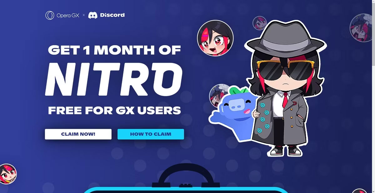 Picture 2 of How to get 1 month of free Discord Nitro with Opera GX