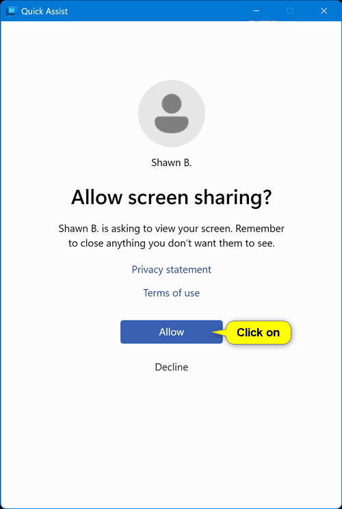How to get and provide remote support using the Quick Assist app in Windows 11 Picture 12