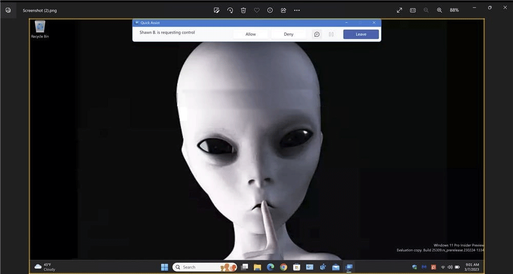 How to get and provide remote support using the Quick Assist app in Windows 11 Picture 13