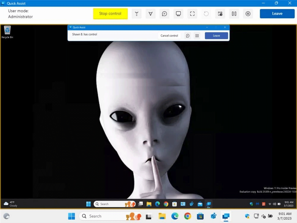 How to get and provide remote support using the Quick Assist app in Windows 11 Picture 9