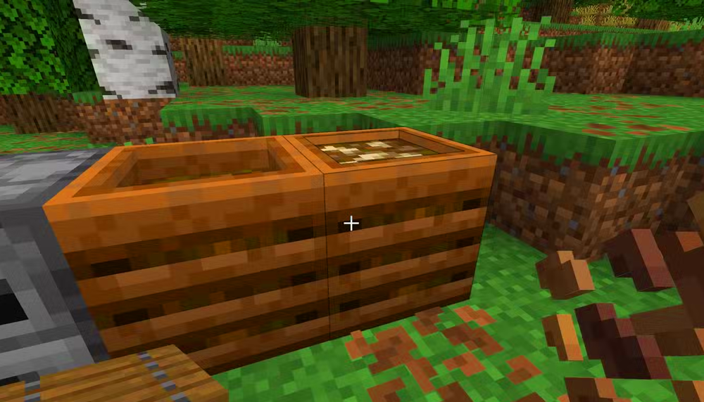 How to get fallen leaves in Minecraft Picture 4