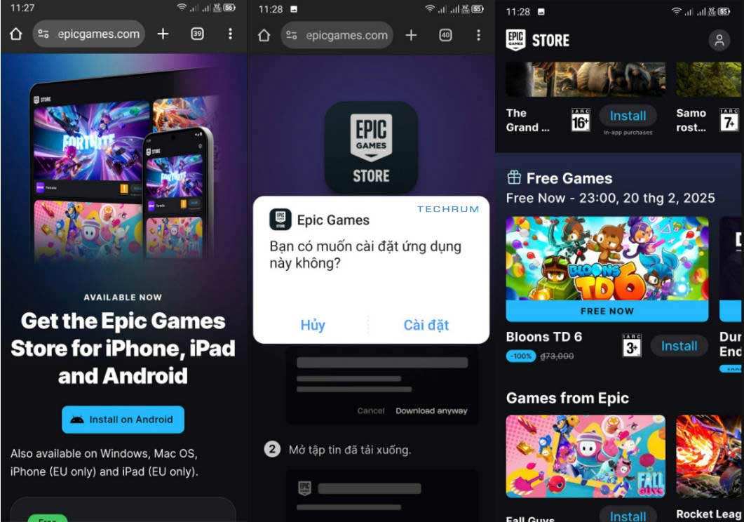 How to get free mobile games on Epic Games Store Picture 1