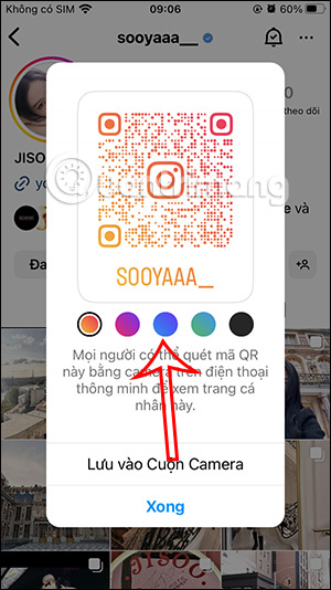 How to get a QR code to access your Instagram account - Create a nametag for Instagram Picture 15