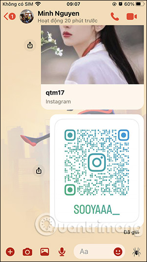 How to get a QR code to access your Instagram account - Create a nametag for Instagram Picture 18