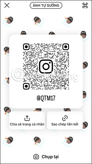 How to get a QR code to access your Instagram account - Create a nametag for Instagram Picture 6