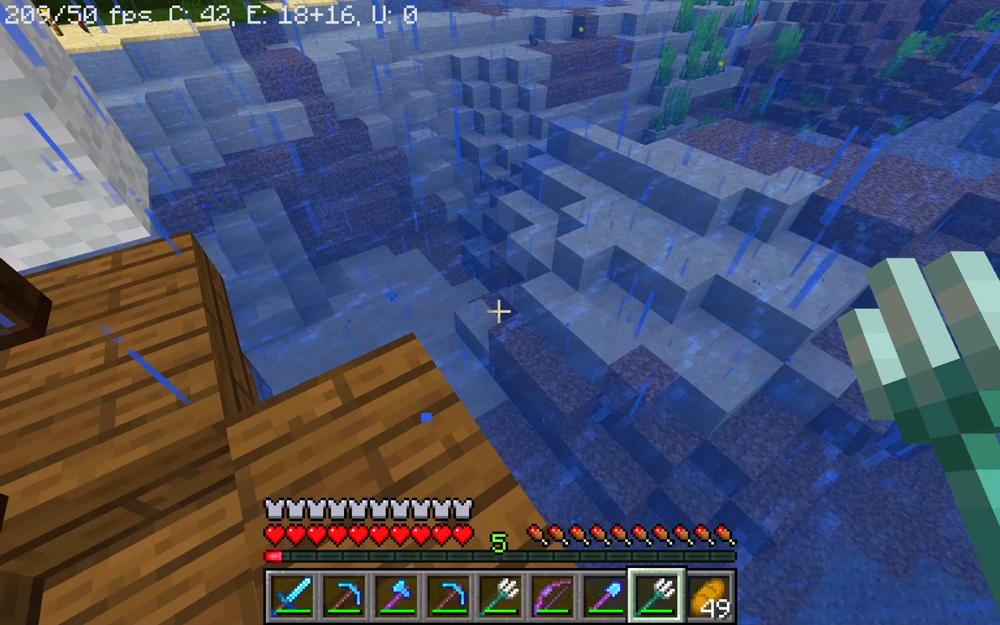 How to get Trident in Minecraft, how to use Trident in Minecraft Picture 5