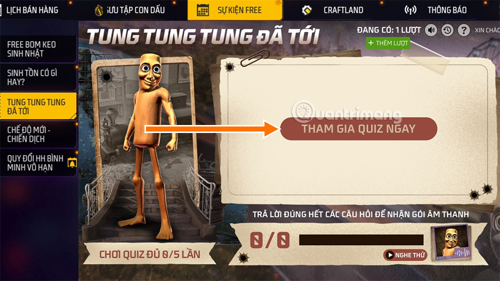 How to get Tung Tung Tung Sahur skin Free Fire Picture 3