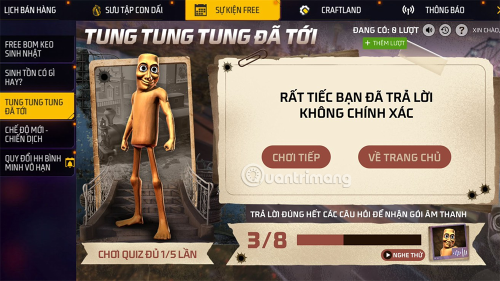 How to get Tung Tung Tung Sahur skin Free Fire Picture 6