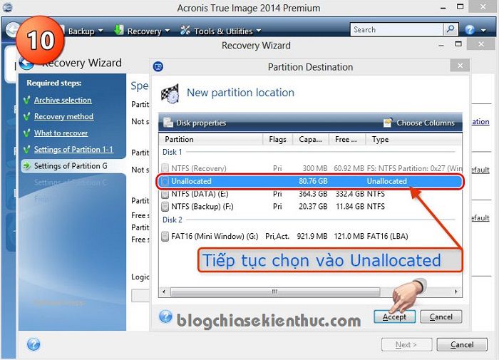 How to ghost UEFI-GPT standard tib file for computer, laptop Picture 10