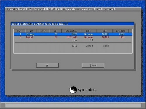 How to ghost Windows 10 using Onkey, USB, Norton ghost without a disk Picture 12