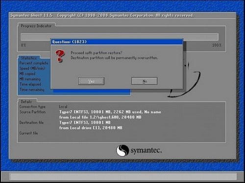How to ghost Windows 10 using Onkey, USB, Norton ghost without a disk Picture 13