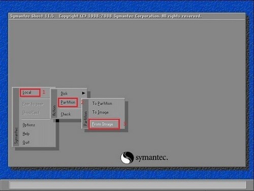 How to ghost Windows 10 using Onkey, USB, Norton ghost without a disk Picture 9