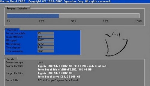 How to ghost Windows 7, ghost Windows 7 32bit 64bit using USB Picture 14