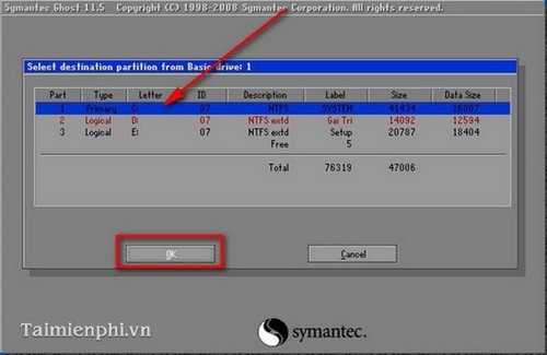 How to ghost Windows 7, ghost Windows 7 32bit 64bit using USB Picture 22
