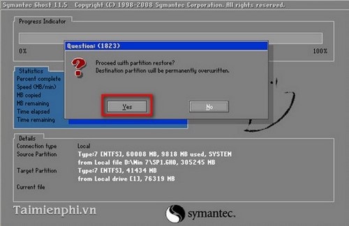 How to ghost Windows 7, ghost Windows 7 32bit 64bit using USB Picture 23