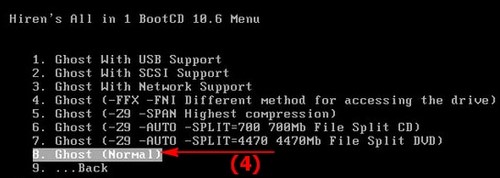 How to ghost Windows 7, ghost Windows 7 32bit 64bit using USB Picture 6