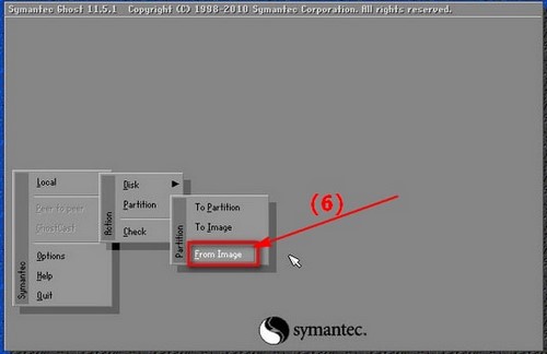 How to ghost Windows 7, ghost Windows 7 32bit 64bit using USB Picture 8
