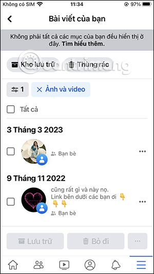 How to hide all photos on Facebook Picture 13