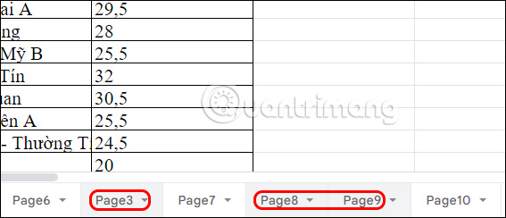 How to hide and show sheets on Google Sheets Picture 3