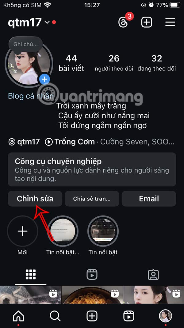 How to hide contact information on Instagram Picture 2