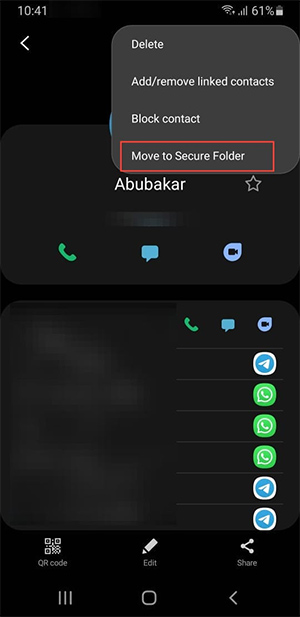 How to hide contacts on Samsung phone Picture 4
