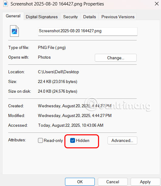 How to hide icons on Windows 11 desktop? Picture 6