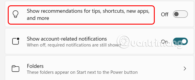 How to Hide Suggestions in Windows 11 Start Menu Picture 6