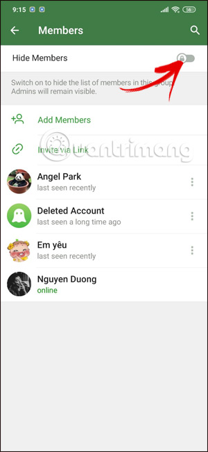 How to hide Telegram group members list Picture 4