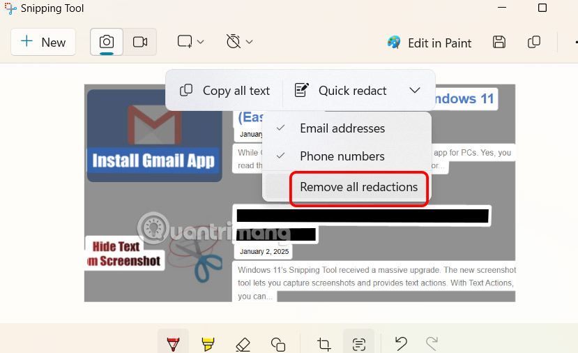 How to Hide Text in Windows 11 Screenshots Picture 4
