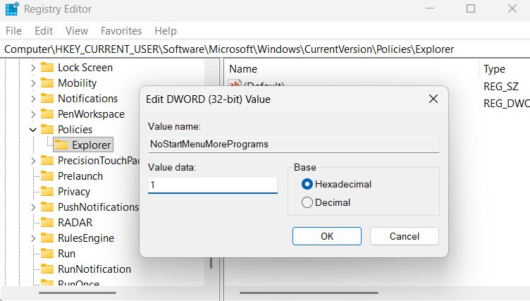 How to hide the All apps list in the Windows 11 Start menu Picture 5