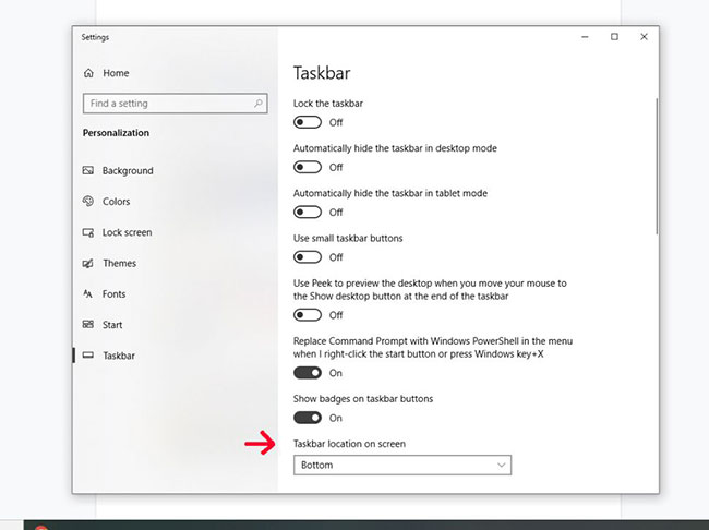 How to hide the Taskbar on Windows 10 is extremely easy Picture 5